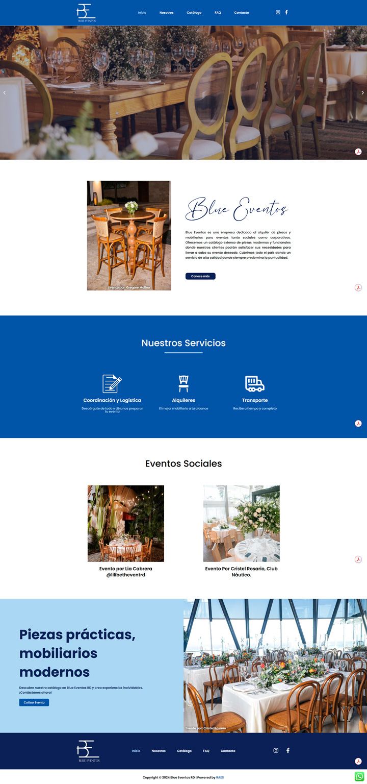 Blue Eventos RD